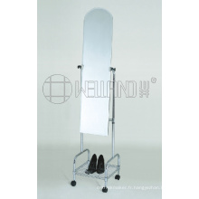 Supreme Chrome Metal Dressing Mirror Rack (CJ-B1150)